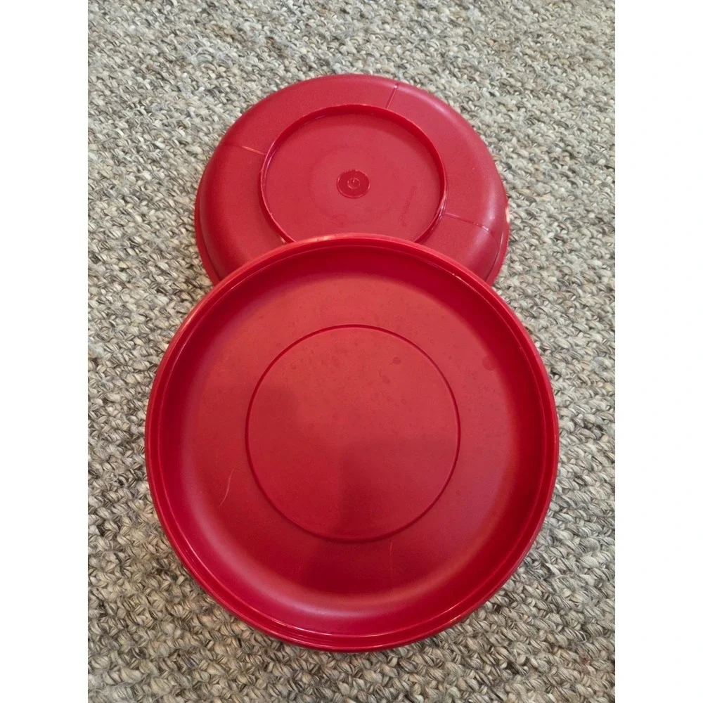 Vintage 60s 70s Tupperware Plastic Food Keeper Divided Storage Tray Grater